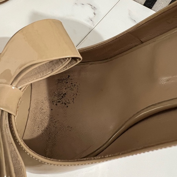 Valentino Garavani nude bow platform heels size 36.5 (gently used) - Picture 7 of 16
